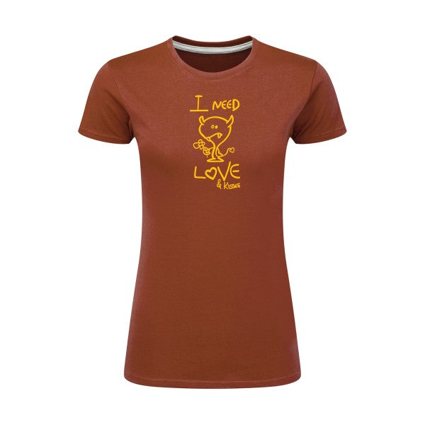 LOVER | jaune Or |T shirt original femme|SG