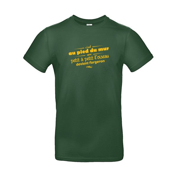 Proverbe à la conFlex jaune or - E190 T-shirt|Bottle Green||2XL