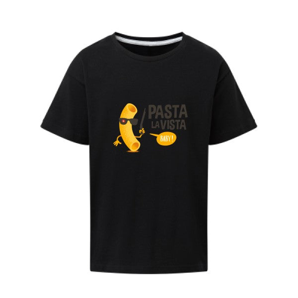 Pasta la vista SG - Kids T-shirt enfant Dark Black Taille 152 (11-12/2XL)