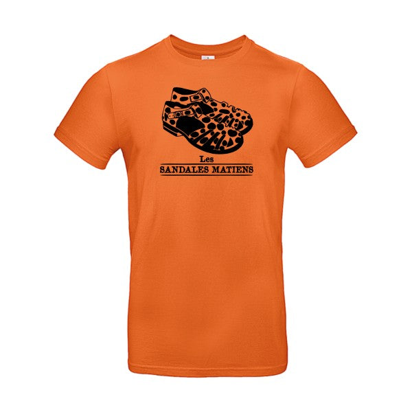 Les sandales matiens |E190 T-shirt|Urban Orange||2XL