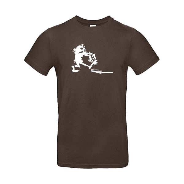 Zombie gag B&C- T-shirt E190|Brown||2XL