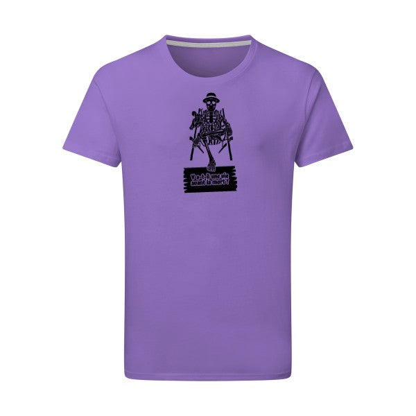 Y a-t-il une vie avant la mort ? - Flex noir Tshirt original Aster Purple  2XL