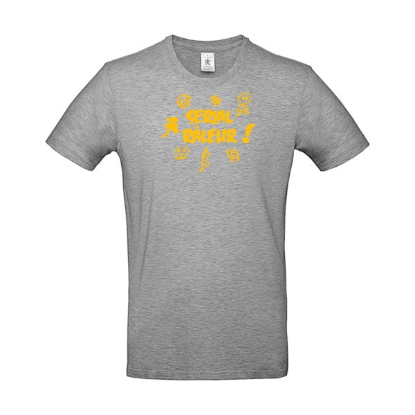 Serial râleurFlex jaune or- T-shirt E190|Sport Grey||5XL