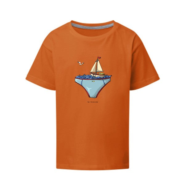 Ta mer en slip SG - Kids T-shirt enfant Orange Taille 152 (11-12/2XL)