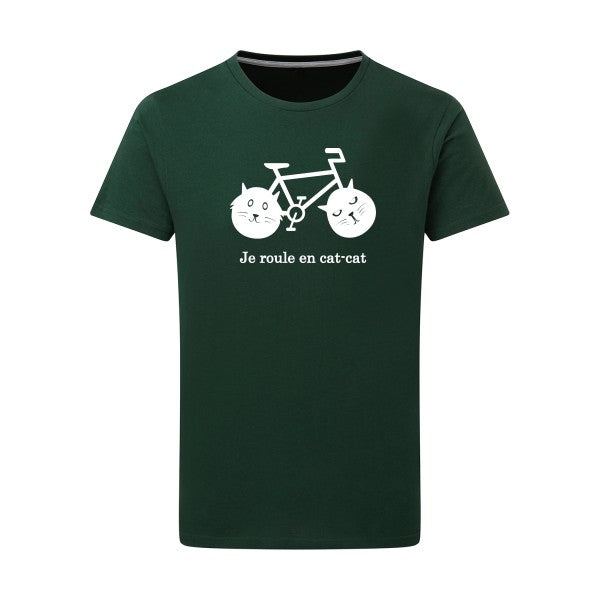 cat-cat bike - Flex Blanc Tshirt original Bottle Green  2XL