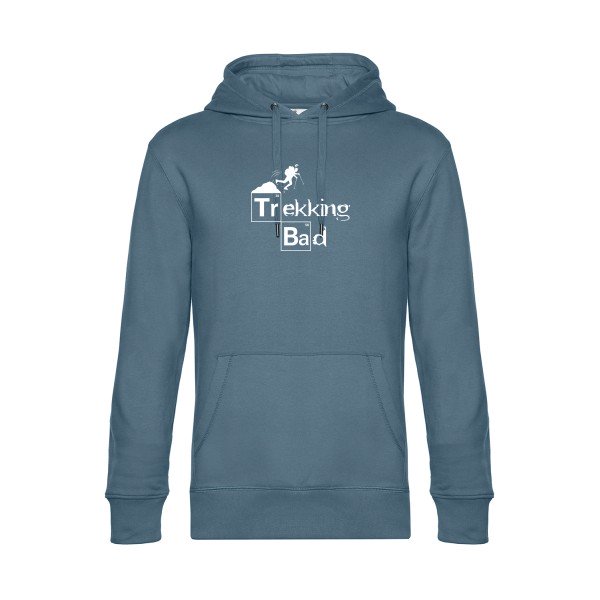 Trekking-bad sweat shirt original nordic blue flex Blanc impression Face