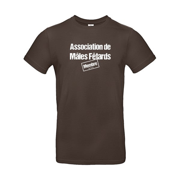 Association de Mâles Fêtards Blanc B&C - E190 T-shirt