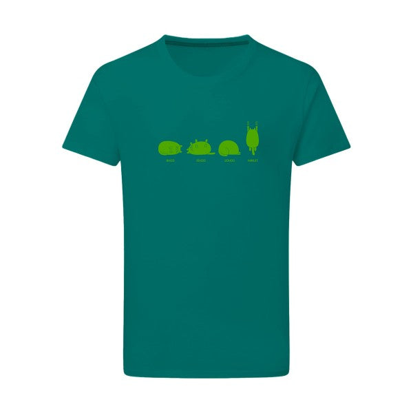 Journée type vert pomme -Flex vert pomme sur T-shirt SG  Emerald Green  2XL