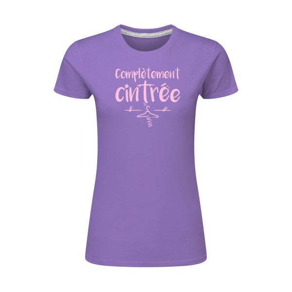 Complètement cintré  |Rose |T shirt original femme|SG