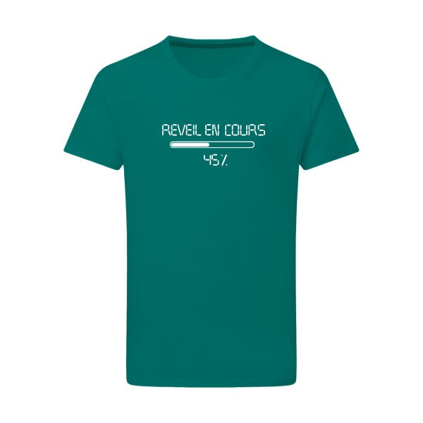 réveil en cours... loading... Blanc -Flex Blanc sur T-shirt SG  Emerald Green  2XL