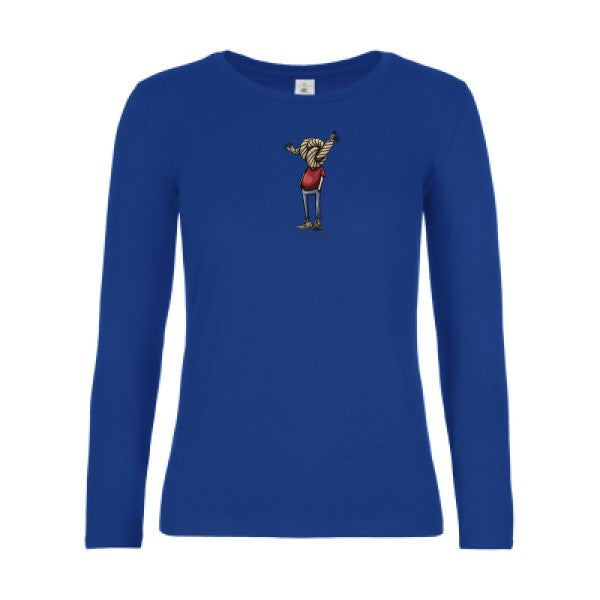 t-shirt lsl femme Tete-de-noeud…-B&C-E190-LSL-women--T-shirt-femme-manches-longues Royal Blue flex 