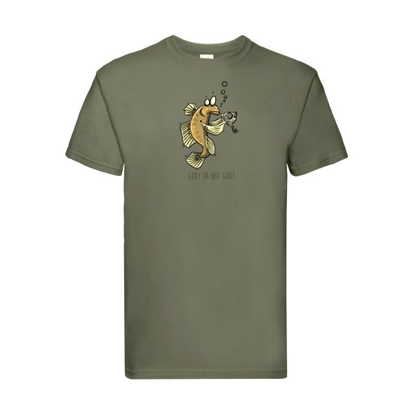 Goby or not goby Fruit of the loom 205 g/m² T-shirt/ classic olive