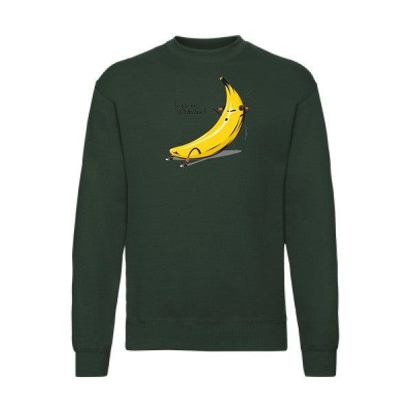 Je garde la banane ! Fruit of the loom 280 g/m² Sweat shirt