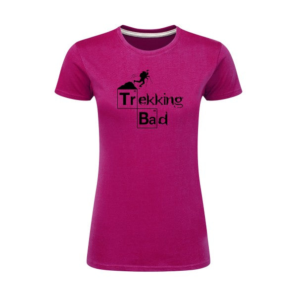 Trekking bad | Noir |T shirt original femme|SG