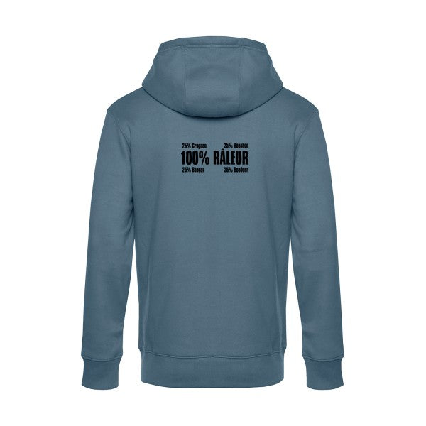 Raleur sweat shirt original nordic blue flex Noir impression Dos