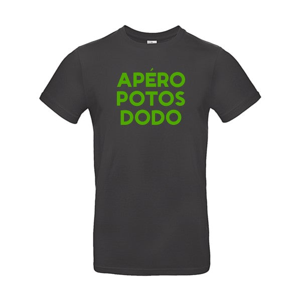 Apéro Potos Dodo  Flex Vert pomme |E190 T-shirt|Used Black||2XL