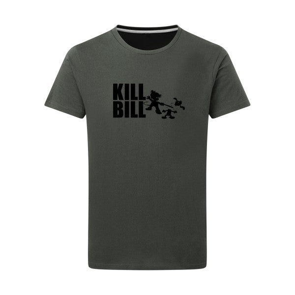 kill bill noir -Flex noir sur T-shirt SG  Charcoal  5XL