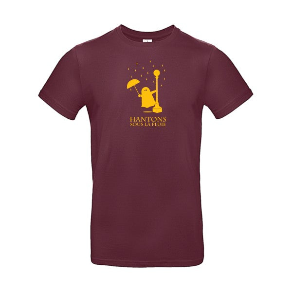 Hantons sous la pluieFlex jaune or- T-shirt E190|Burgundy||2XL