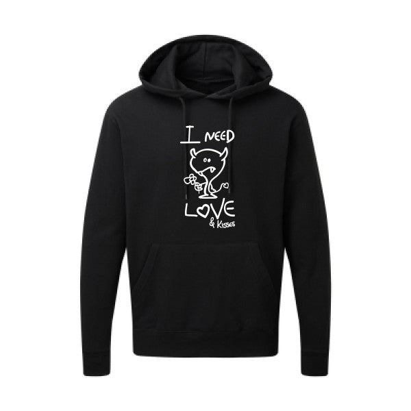 LOVER Blanc SG - Hooded Sweatshirt Sweat capuche