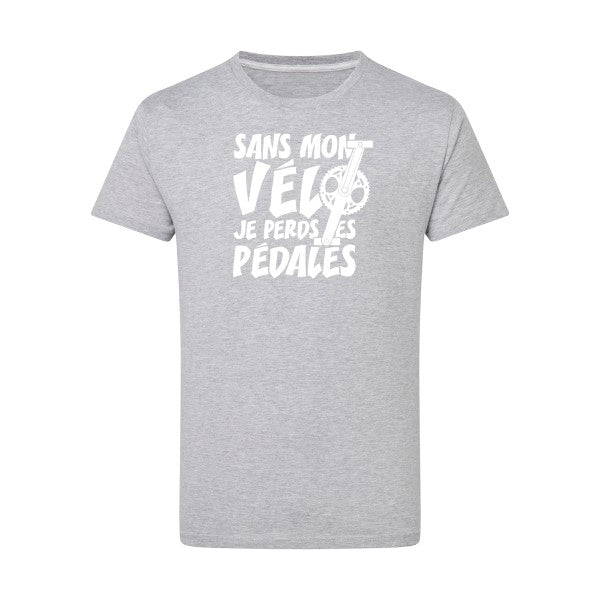 Sans mon vélo, je perds les pédales ! - Flex Blanc Tshirt original Light Oxford  5XL