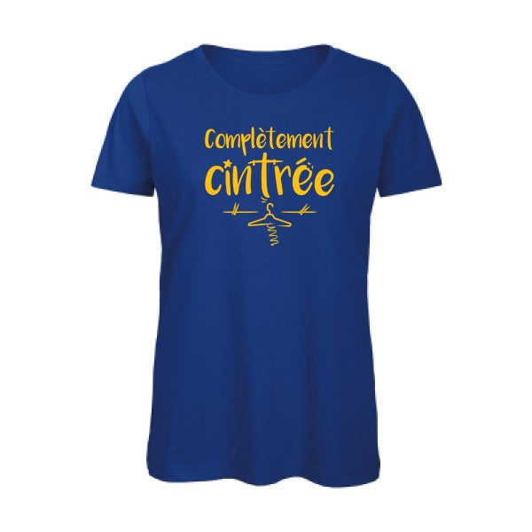 T shirt humour bio femme   femme bio|ComplÃ¨tement cintrÃ© jaune Or 