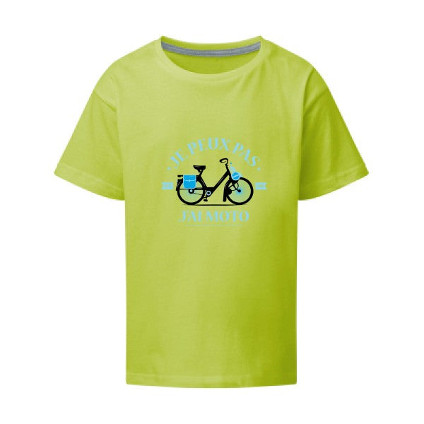 Je peux pas j'ai moto SG - Kids T-shirt enfant Lime Taille 152 (11-12/2XL)