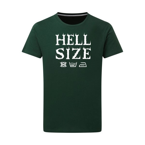 HELL SIZE ! - Flex Blanc Tshirt original Bottle Green  2XL