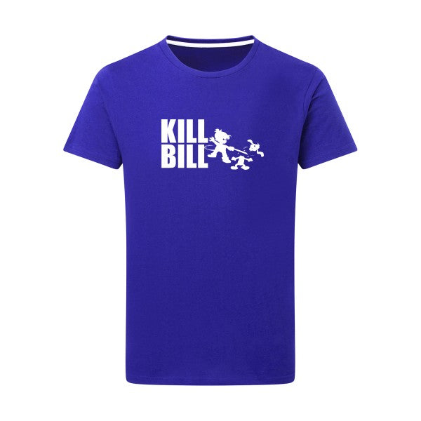 kill bill Blanc -Flex Blanc sur T-shirt SG  Royal Blue  5XL