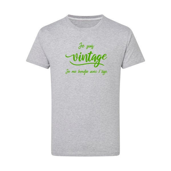 Je suis vintage  - Flex Vert pomme Tshirt original Light Oxford  5XL