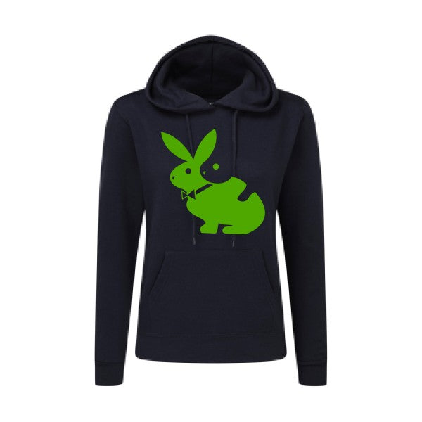 hot  Vert pomme |Sweat original à capuche Femme