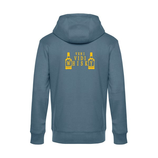 sweat à capuche homme original VENI VIDI WHISKY