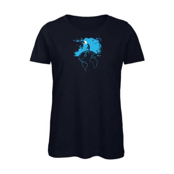 Terre- - t-shirt original femme Navy
