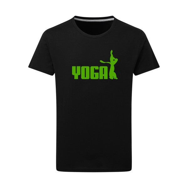 YOGA vert pomme -Flex vert pomme sur T-shirt SG  Dark Black  4XL