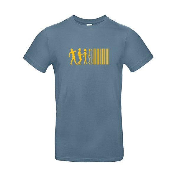 code barreFlex jaune or - E190 T-shirt|Stone Blue||2XL