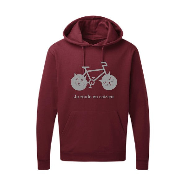 cat-cat bike Gris SG - Hooded Sweatshirt Sweat capuche