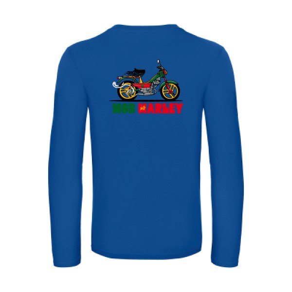 mob-marley-t-shirt-manches-longues-original-humour -Royal Blue