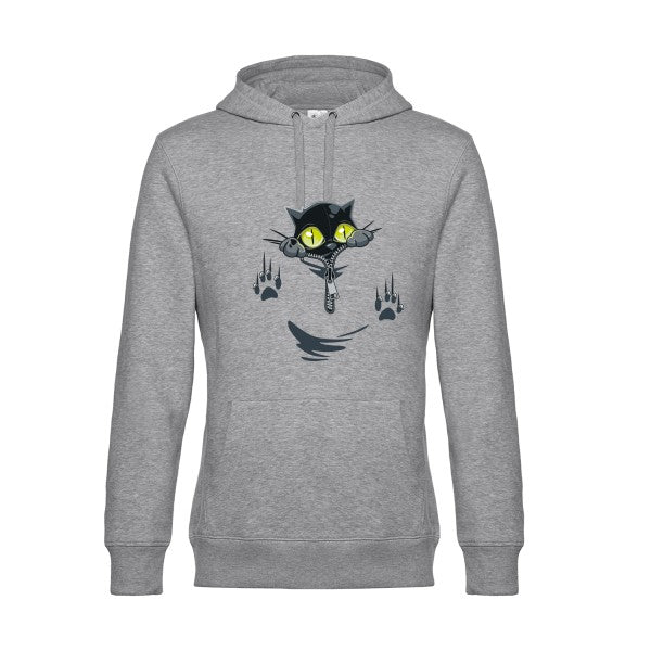 oOh- Sweat à capuche original Heather Grey - RueDuTeeshirt