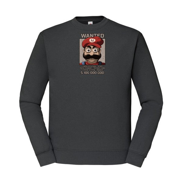 Wanted Mario Fruit of the loom 280 g/m² Sweat shirt