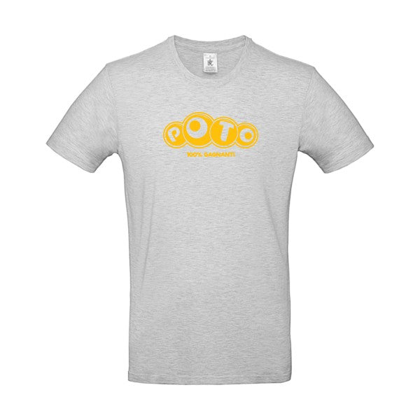 PotoFlex jaune or- T-shirt E190|Ash||2XL