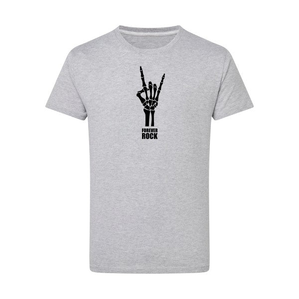 Forever Rock !!! - Flex noir Tshirt original Light Oxford  5XL