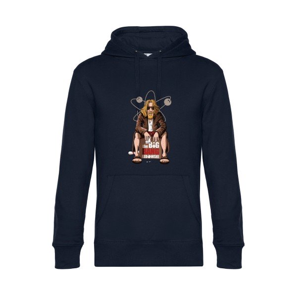 The-big-bang-Lebowski- Sweat à capuche original Navy Blue - RueDuTeeshirt