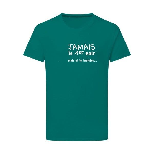 JAMAIS... - Flex Blanc Tshirt original Emerald Green  2XL