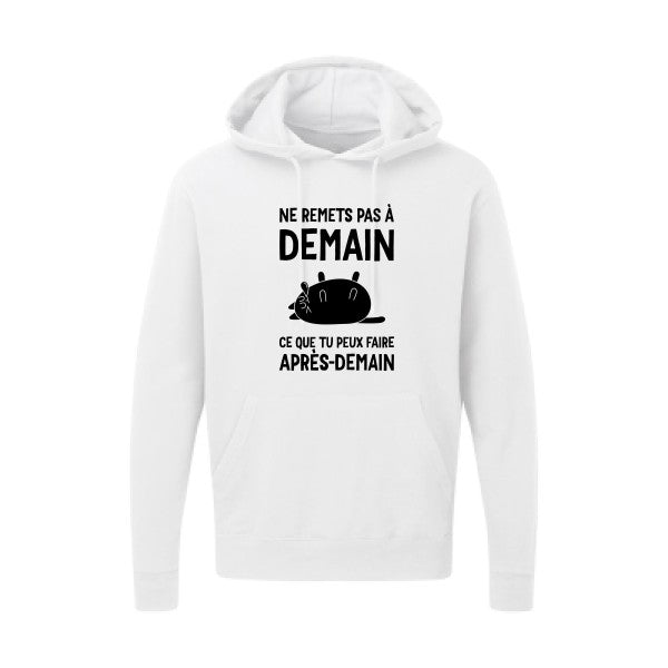 Ne remets pas à demain Noir SG - Hooded Sweatshirt Sweat capuche