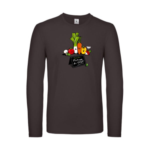 Maxi-Chef B&C - E150 LSL T-shirt manches longues léger