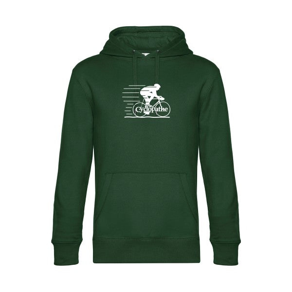 CYCLOPATHE sweat shirt original Bottle Green flex Blanc impression Face