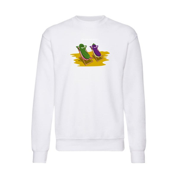 On n'est pas bio là ? Fruit of the loom 280 g/m² Sweat shirt