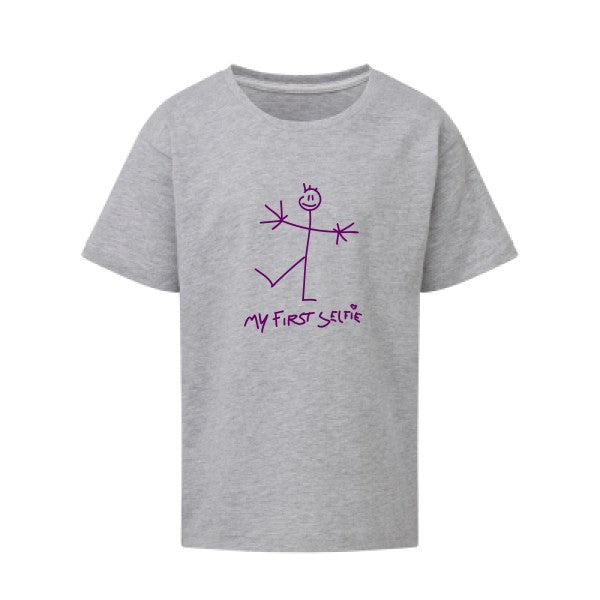 First Selfie Flex Violet SG - Kids T-shirt enfant Light Oxford Taille 152 (11-12/2XL)