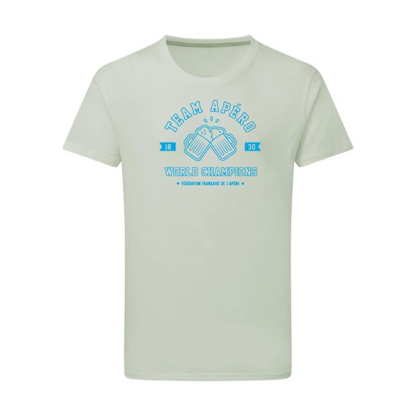 Team apéro - Flex bleu clair Tshirt original Pastel Macchiato  2XL