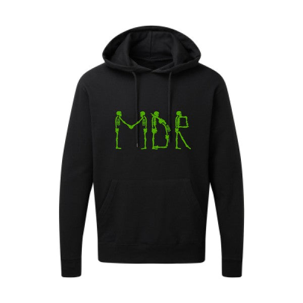 MDR |Sweat  capuche humoristique Vert pomme 