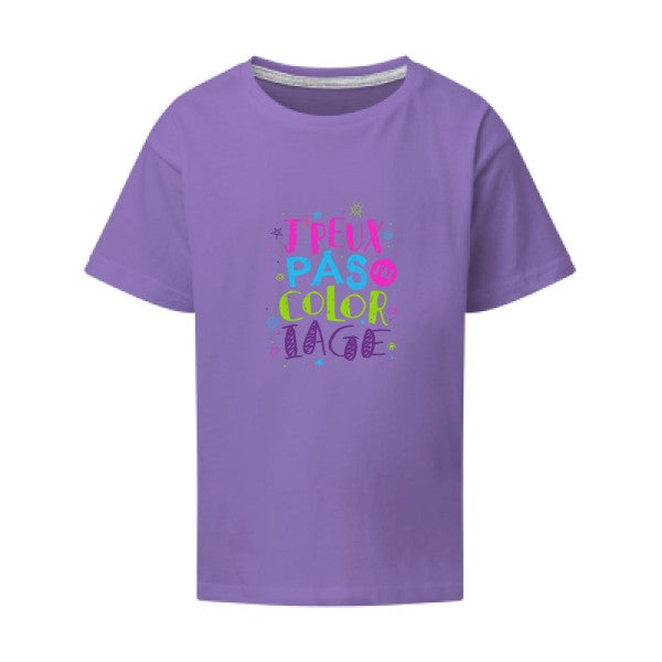 J'peux pas j'ai coloriage SG - Kids T-shirt enfant Aster Purple Taille 152 (11-12/2XL)